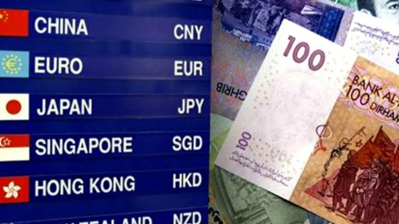 أسعار صرف العملات الأجنبية مقابل الدرهم اليوم الاثنين 14 أبريل 2025