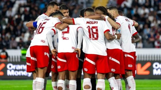قائمة الوداد الرسمية لمباراة الزمامرة